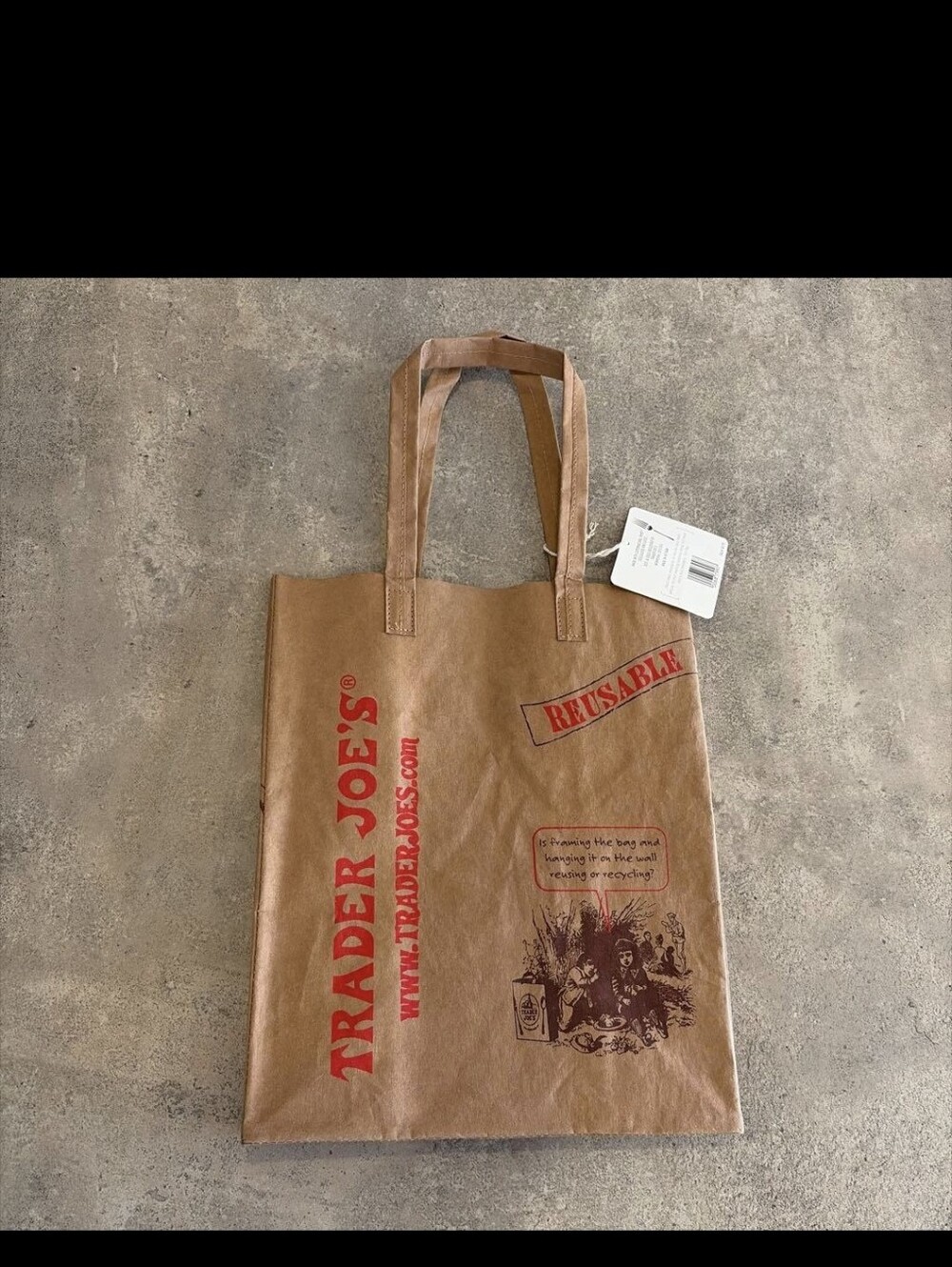 NWT☆ Trader Joe's Washable Bag